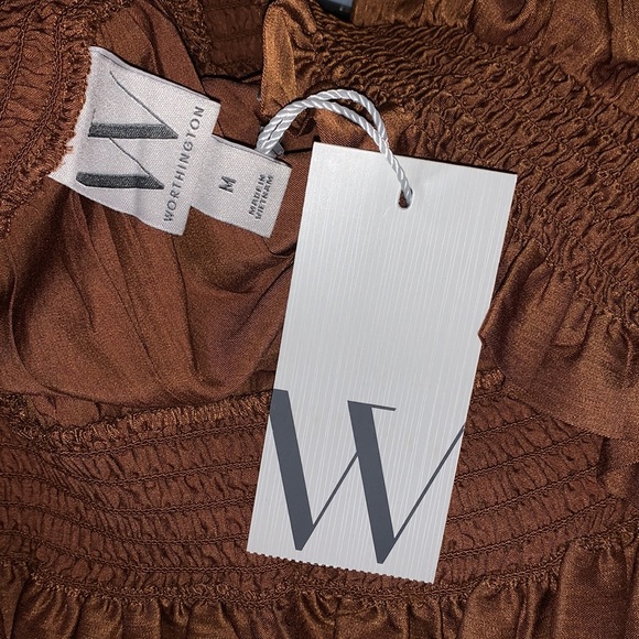 Orange off the shoulder long sleeve - Picture 3 of 3